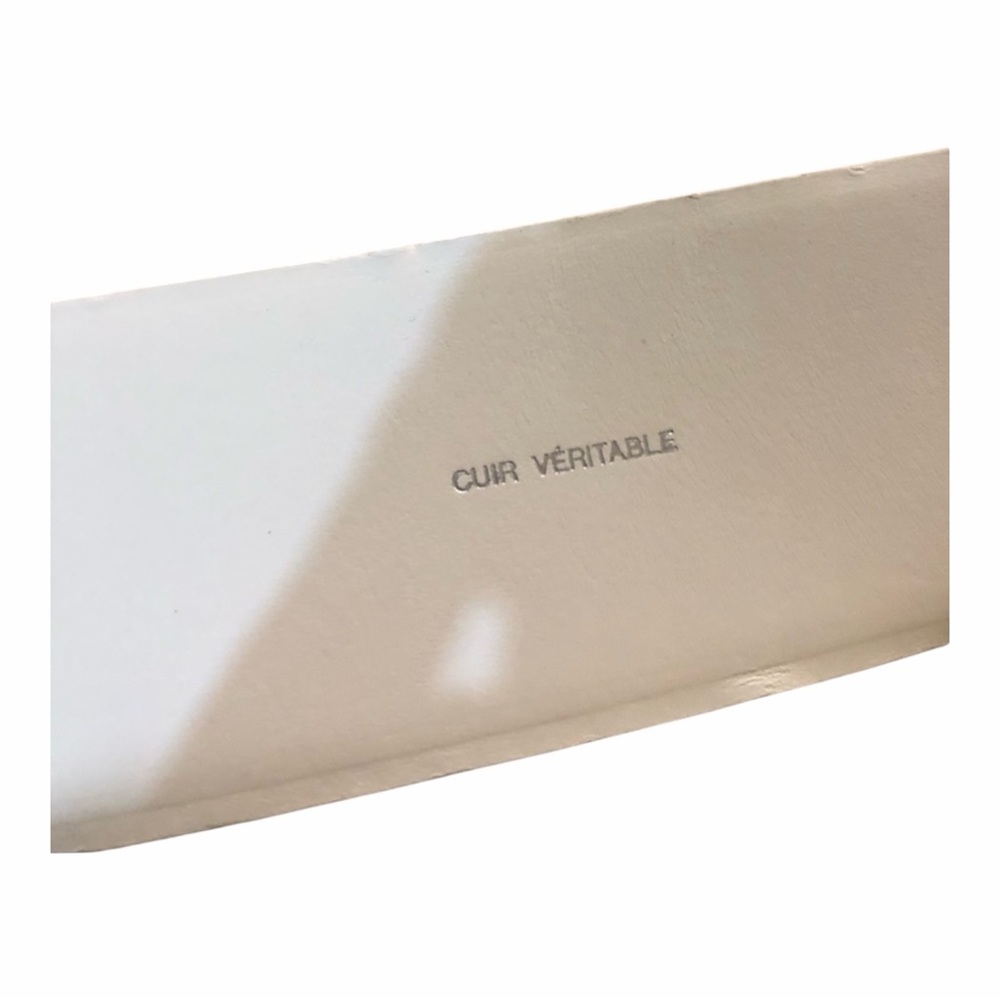 White Suede Chanel Gripoix Pate De Verre Belt Year 2008 - Picture 6 of 12